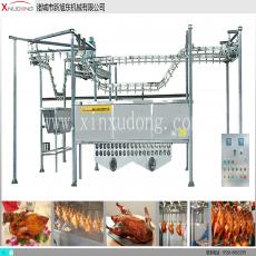 <b>燒雞、鴨過(guò)油懸掛式油炸生產(chǎn)線</b>